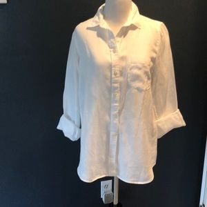 White button down